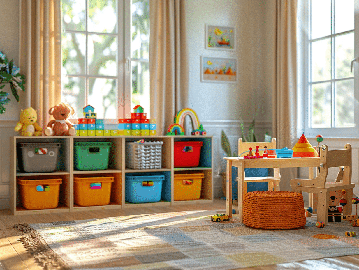 Aménager un espace jeu pour enfants en salon : astuces déco et organisation