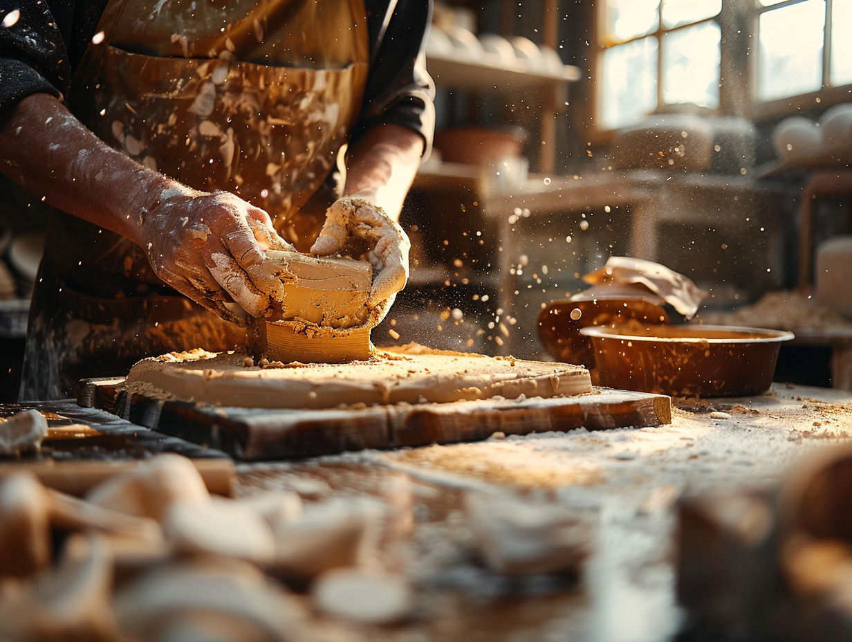 plâtre céramiste