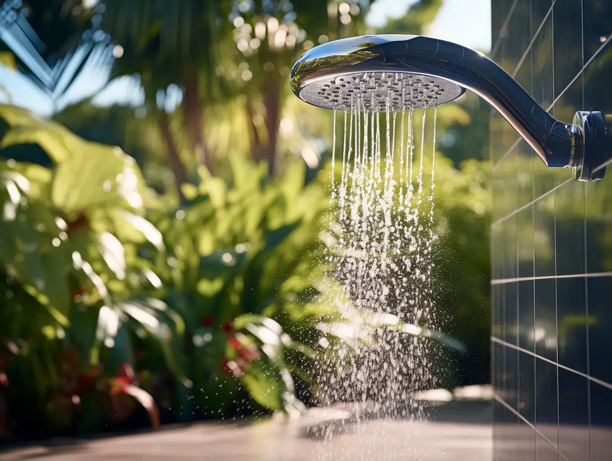 Installation douche extérieure : conseils pour votre espace piscine