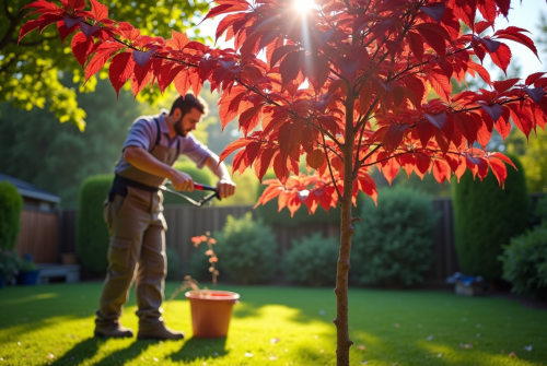 Comment soigner un arbre à feuilles rouges dans votre jardin