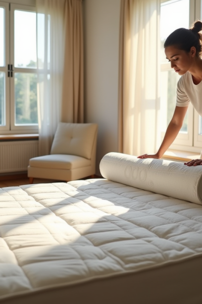 Pourquoi attendre avant d’utiliser un matelas roulé ? Les explications