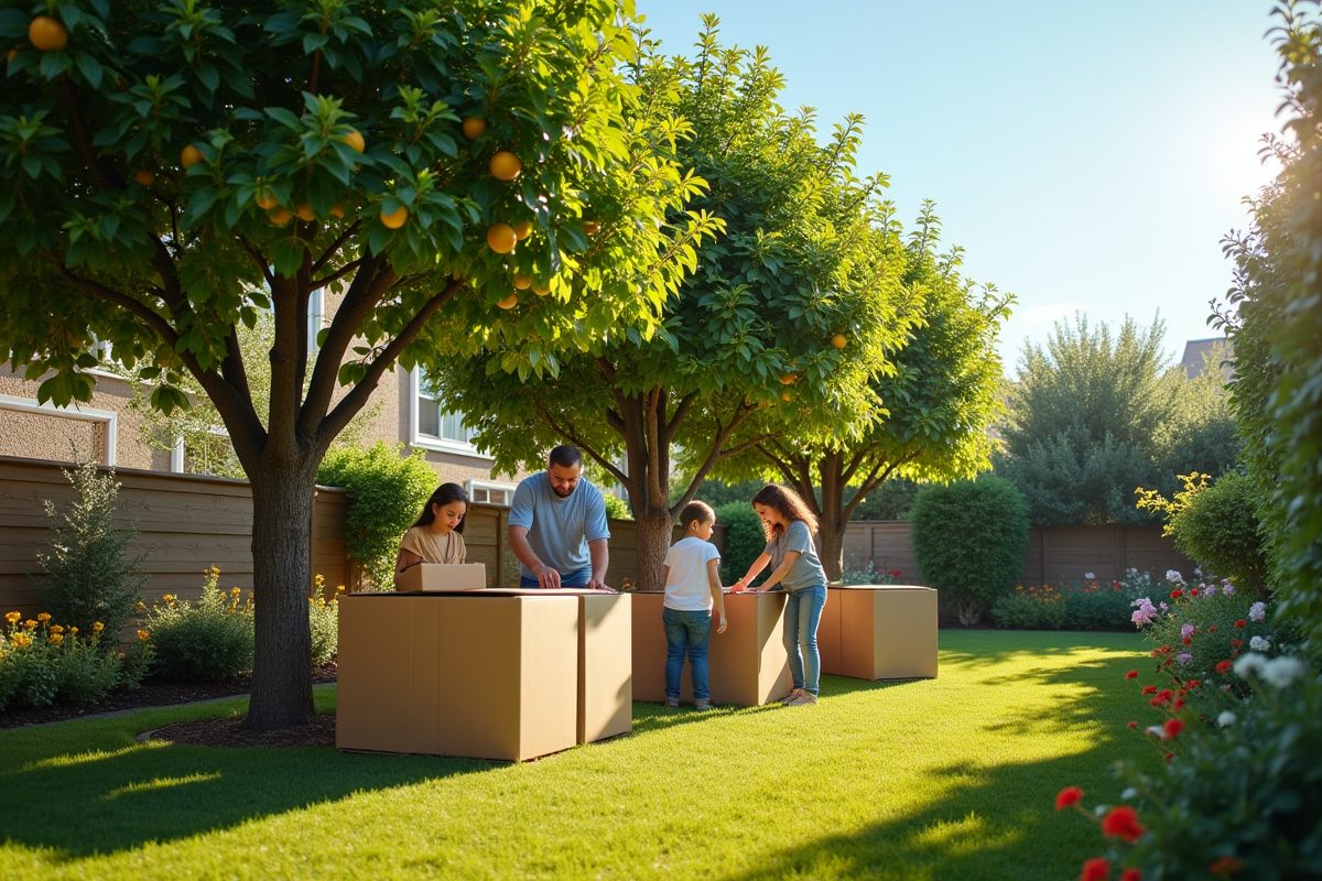 jardin recyclage